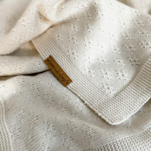 Love-in-Loop Babydecke Bio Merino/Baumwolle