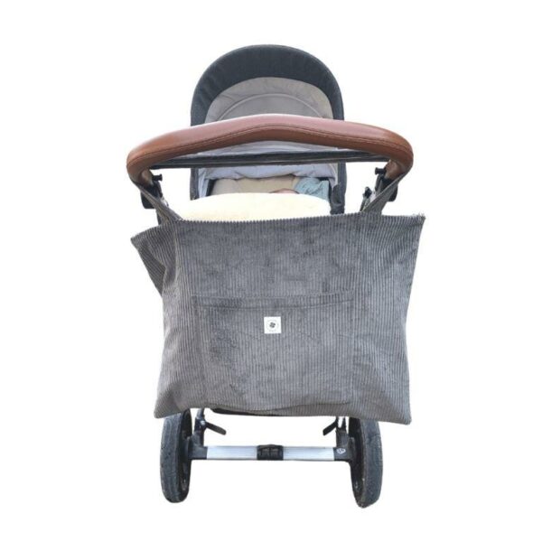 Grünes Glück Mom Bag Premium Grau Car
